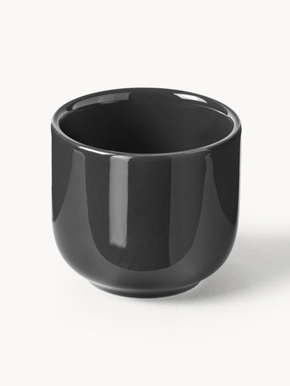 Westwing Tazas De Café Espresso De Porcelana Con Platitos Nessa 4 uds