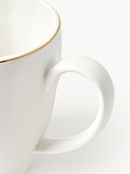 Westwing Tazas De Porcelana Con Relieves Sali 2 uds