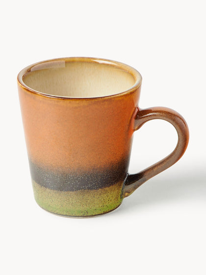 Westwing Tazas Espresso Artesanales Con Esmalte Reactivo 70's 4 uds