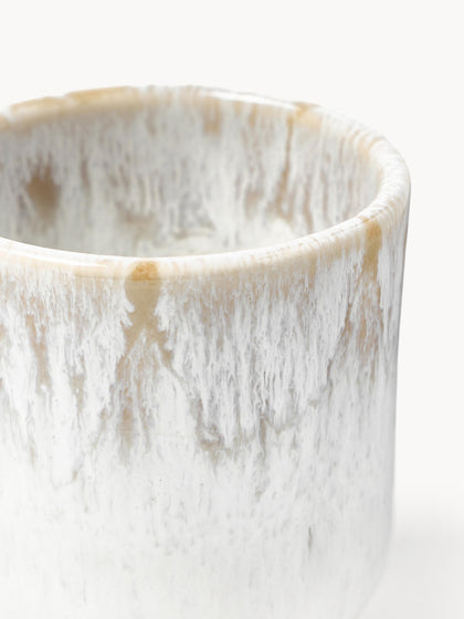 Westwing Tazas Espresso Artesanales Con Esmalte Reactivo Danza 4 Uds