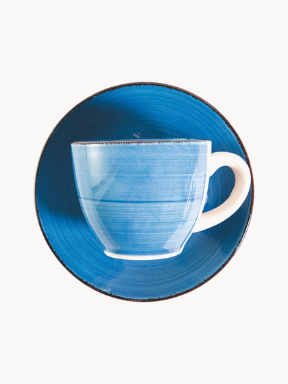 Westwing Tazas Espresso Con Platitos Baita Acqua 6 uds