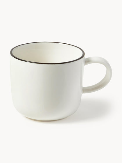 Westwing Tazas Espresso Con Platitos De Porcelana Facile 2 uds
