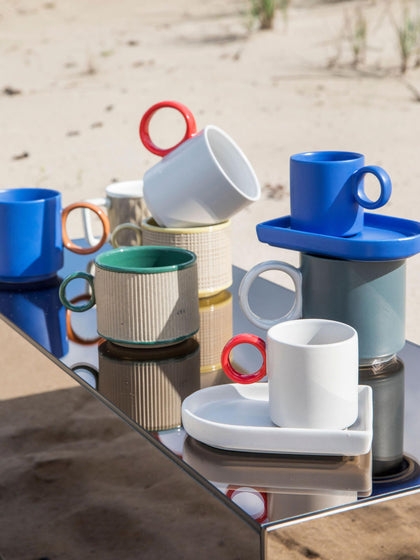 Westwing Tazas Espresso Con Platitos De Porcelana Niki 2 uds