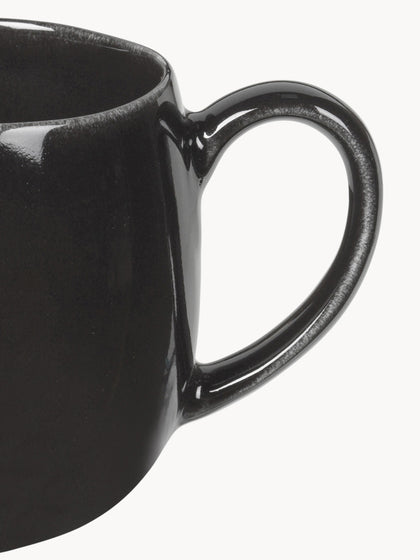 Westwing Tazas Grandes Artesanales Nordic Coal 2 uds