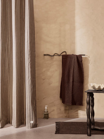 Westwing Toallero De Pared Artesanal De Metal Curvature