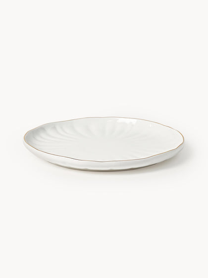 Westwing Vajilla De Porcelana Con Relieves Sali 4 comensales (12 pzas.)