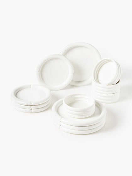 Westwing Vajilla de porcelana Maira 4 personas (12 pzas.)