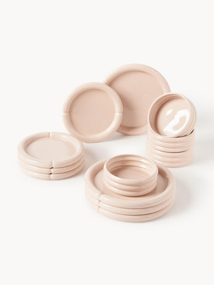 Westwing Vajilla de porcelana Maira 4 personas (12 pzas.)