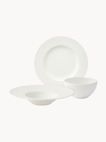 Westwing Vajilla de porcelana Manufacture Rock 2 comensales (6 pzas.)
