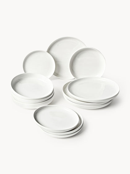 Westwing Vajilla de porcelana Nessa 4 comensales (12 pzas.)