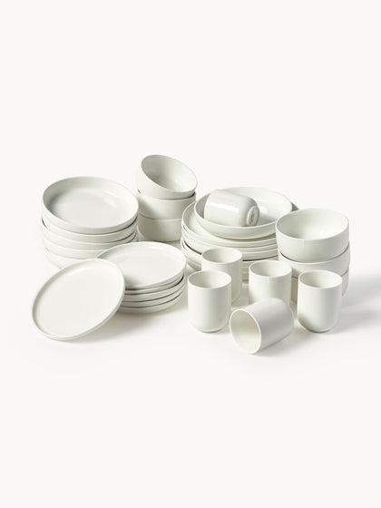 Westwing Vajilla de porcelana Nessa 6 comensales (30 pzas.)
