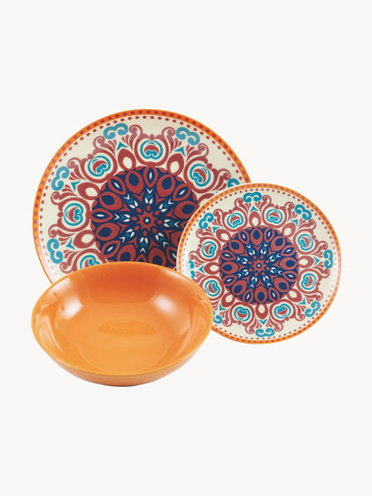 Westwing Vajilla De Porcelana Shiraz 6 comensales (18 pzas.)