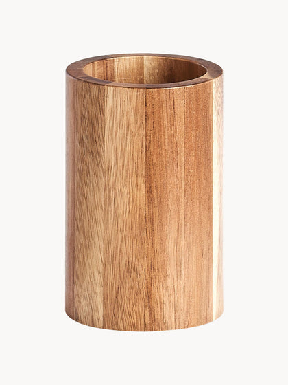 Westwing Vaso cepillo de dientes de madera de acacia Wood
