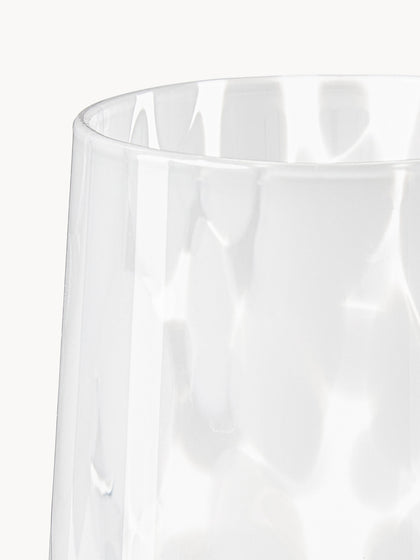 Westwing Vasos De Agua Artesanales Con Estampado De Lunares Oakley 4 uds