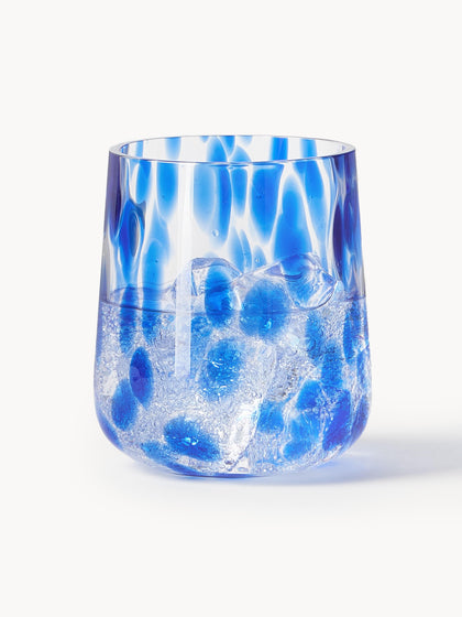 Westwing Vasos De Agua Artesanales Con Estampado De Lunares Oakley 4 uds