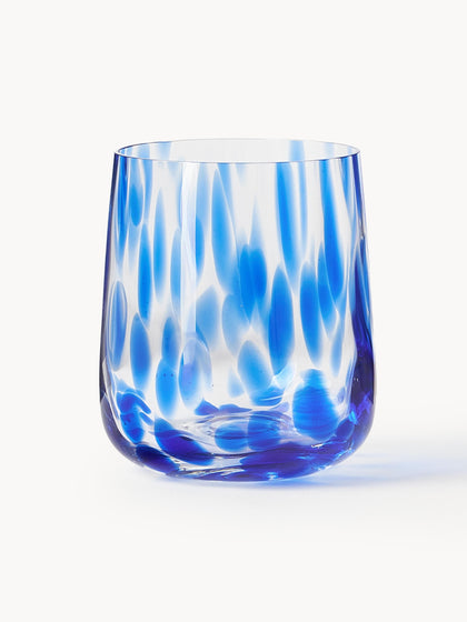 Westwing Vasos De Agua Artesanales Con Estampado De Lunares Oakley 4 uds