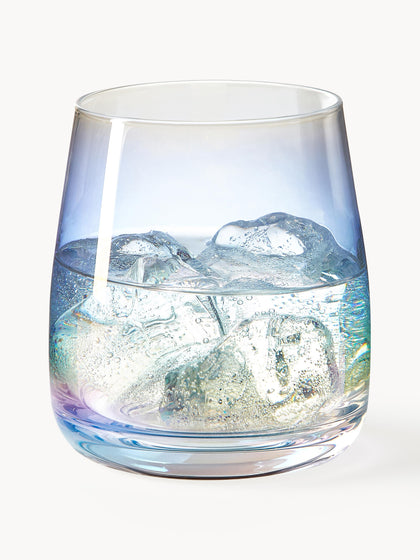 Westwing Vasos De Agua Soplados Iridiscentes Ellery 4 uds