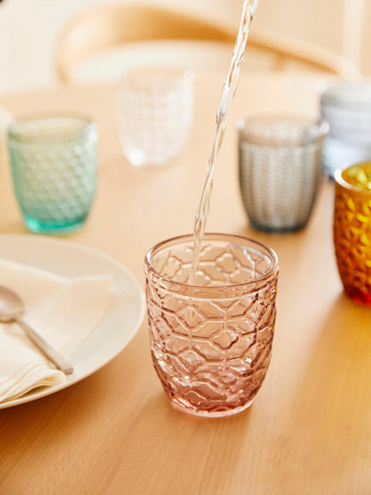 Westwing Vasos De Colores Con Relive Geometrie 6 uds