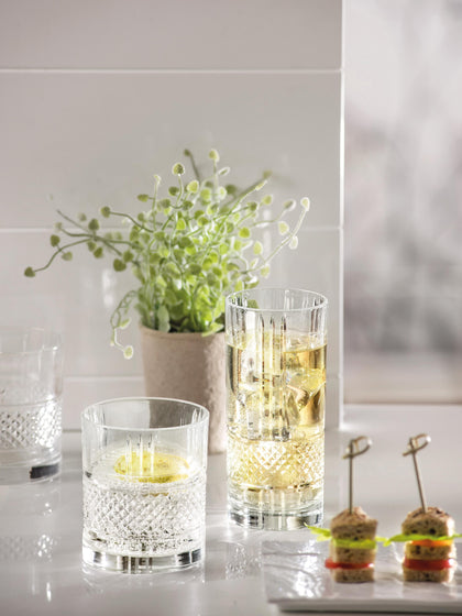 Westwing Vasos De Cristal Con Relieve Brillante 6 uds