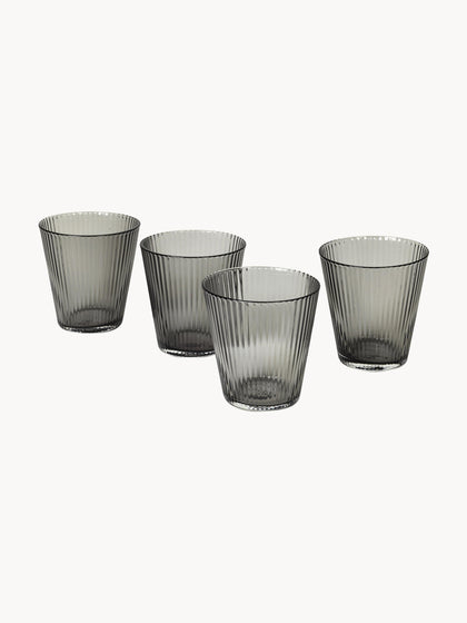 Westwing Vasos De Vidrio Ahumado Soplado Artesanalmente Grand Cru 4 uds