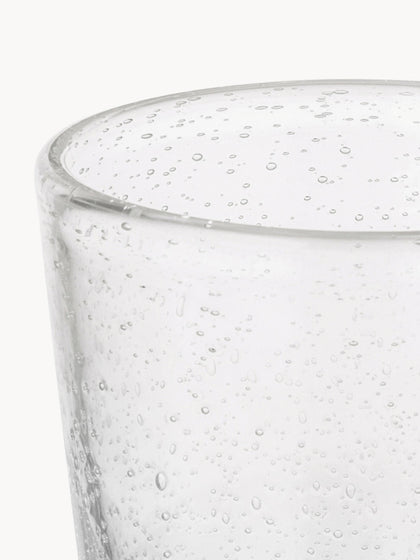 Westwing Vasos De Vidrio Soplado Artesanalmente Con Burbujas Bubble 4 uds