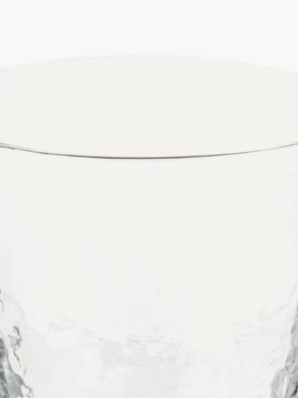 Westwing Vasos De Vidrio Soplado Artesanalmente Hammered 4 uds