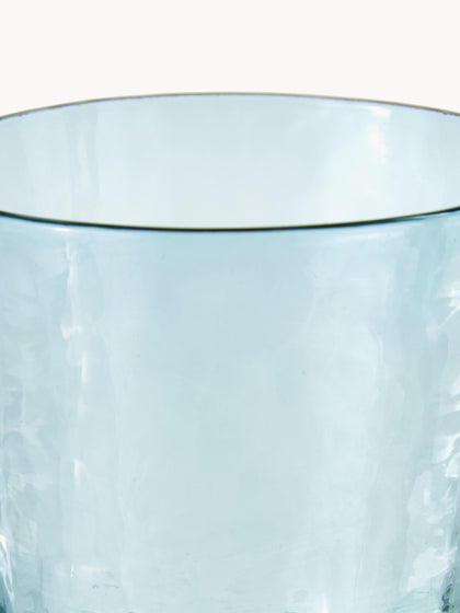 Westwing Vasos De Vidrio Soplado Artesanalmente Hammered 4 uds