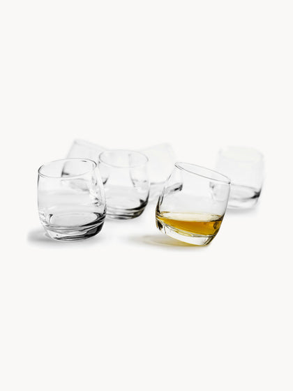 Westwing Vasos Old Fashioned Con Base Redonda Rocking 6 uds