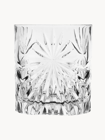 Westwing Vasos Old Fashioned De Cristal Con Relieve Bichiera 4 uds
