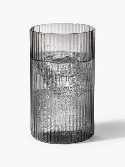 Westwing Vasos Pequeños Soplados Con Relieves Ripple 4 Uds