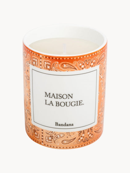Westwing Vela Perfumada Artesanal Bandana (mandarina Sándalo Y ámbar)