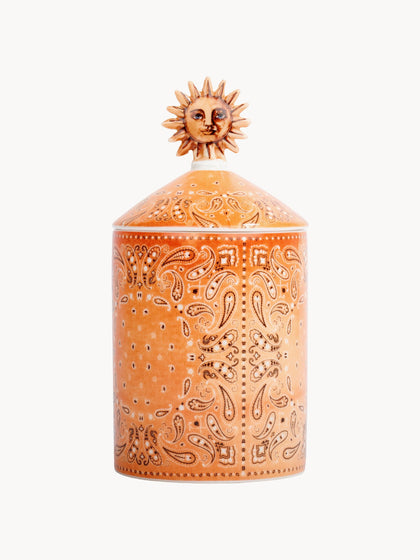 Westwing Vela Perfumada Artesanal Bandana (mandarina Sándalo Y ámbar)