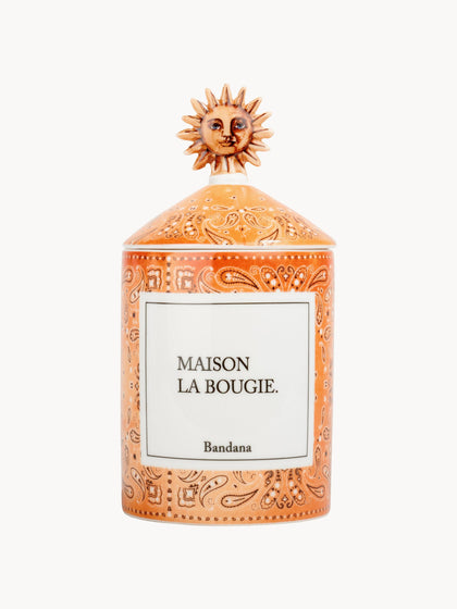 Westwing Vela perfumada artesanal Bandana (mandarina sándalo y ámbar)