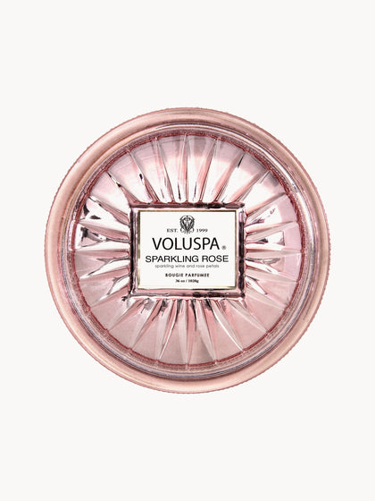 Westwing Vela Perfumada Artesanal De Tres Mechas Bougie Parfumee (vino Espumoso Y Pétalos De Rosa)
