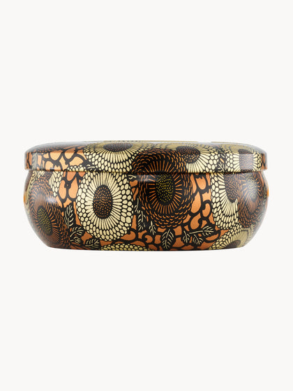 Westwing Vela Perfumada Artesanal De Tres Mechas Japonica Collection (resina De ámbar Sándalo Cedro Y Orquídea De Vainilla)