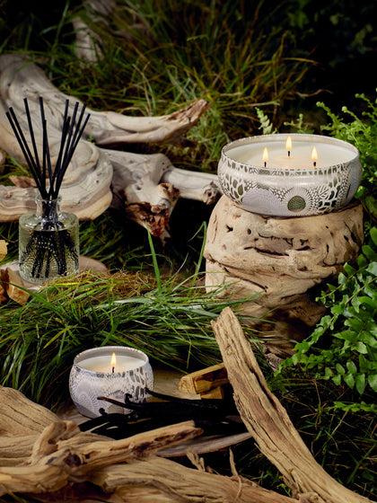 Westwing Vela Perfumada Artesanal De Tres Mechas Japonica Collection (Santal Vainilla Bourbon Francesa Y Oud)