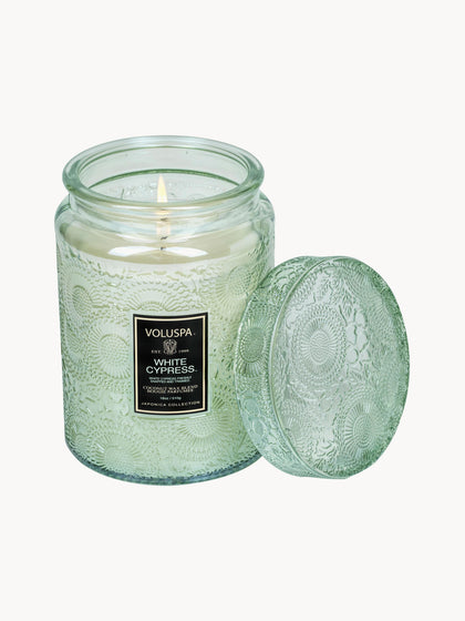 Westwing Vela Perfumada Artesanal Japonica Collection (ciprés Bayas De Enebro Hojas De Menta Y Madera)