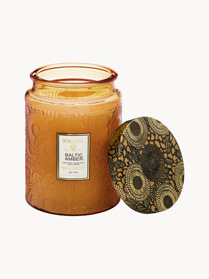 Westwing Vela Perfumada Artesanal Japonica Collection (resina De ámbar Sándalo Cedro Y Orquídea De Vainilla)