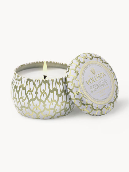 Westwing Vela perfumada artesanal Maison Blanc (eucalipto cardamomo salvia y corteza de hinoki)