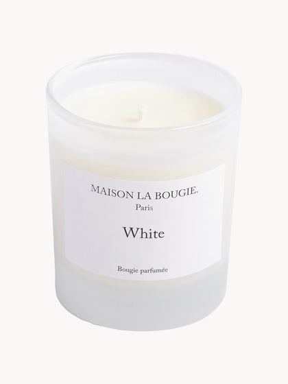 Westwing Vela perfumada artesanal White (naranja hoja de parra y sándalo)