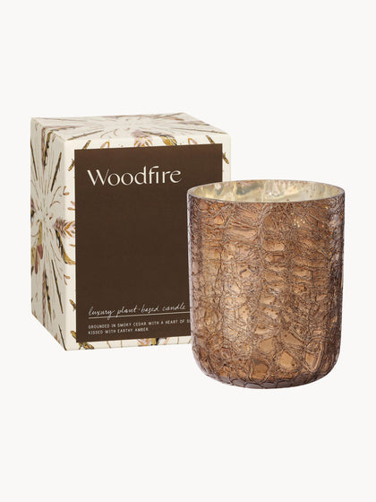 Westwing Vela Perfumada Cracle (madera De Cedro Gamuza & ámbar)