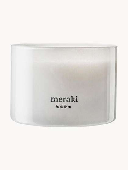 Westwing Vela perfumada de tres mechas Fresh Linen (Jasmine & Rose)