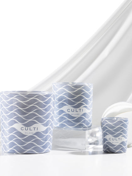 Westwing Vela Perfumada Onde Di Tessuto (hojas De Casis Algodón Y Pera)