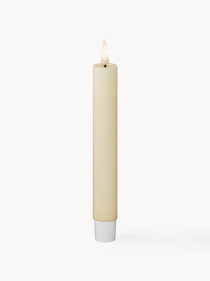 Westwing Velas cónicas LED artesanales Real Flame 15 cm 2 uds