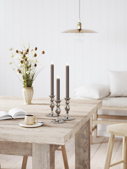 Westwing Velas Cónicas LED Artesanales Real Flame 15 Cm 2 Uds
