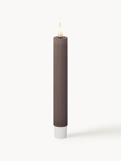 Westwing Velas Cónicas LED Artesanales Real Flame 15 Cm 2 Uds