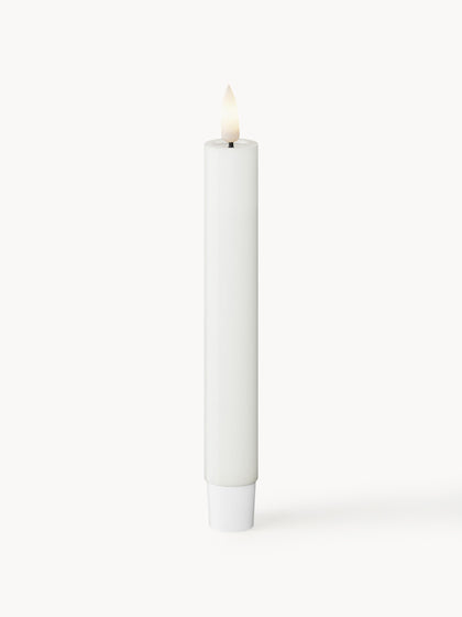 Westwing Velas cónicas LED artesanales Real Flame 15 cm 2 uds