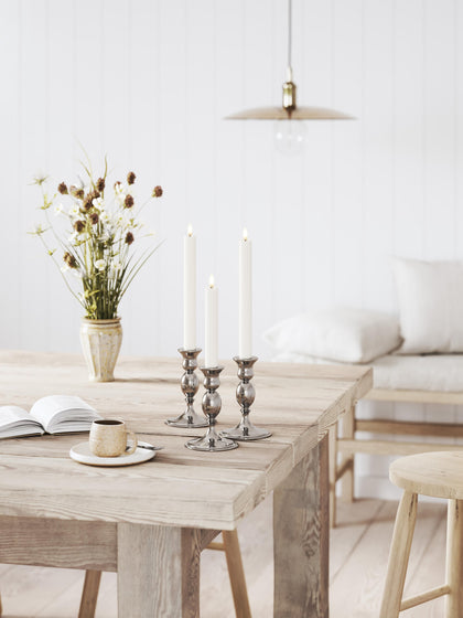 Westwing Velas Cónicas LED Artesanales Real Flame 24 Cm 2 Uds