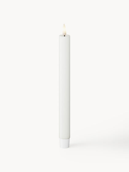 Westwing Velas cónicas LED artesanales Real Flame 24 cm 2 uds