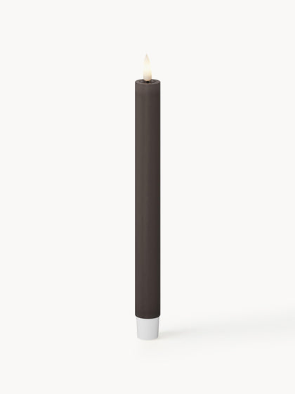 Westwing Velas Cónicas LED Artesanales Real Flame 24 Cm 2 Uds
